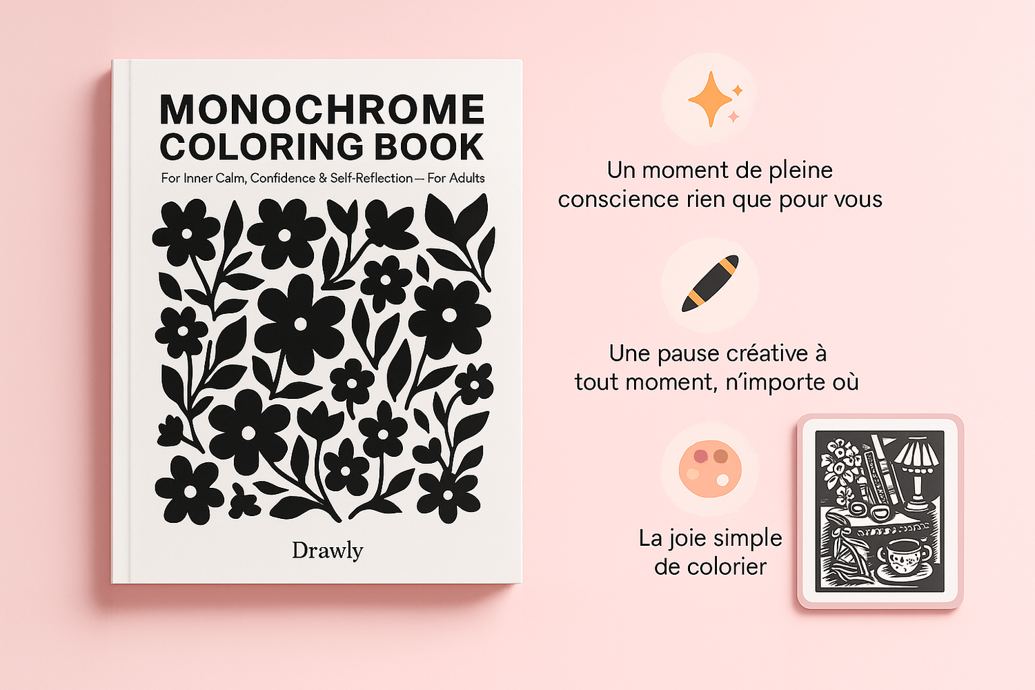 Monochrome Coloring Book